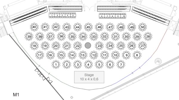 Extra dinner table, 6 or 10 seats - Image 2
